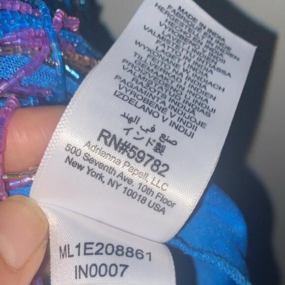 Liv Foster Beaded One Shoulder Mini Dress - Picture 11 of 12